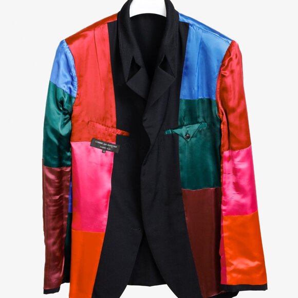 Comme des Garcons Other - Comme Des Garcons Homme Plus 2017 Black Blazer Multi-Colour Lining